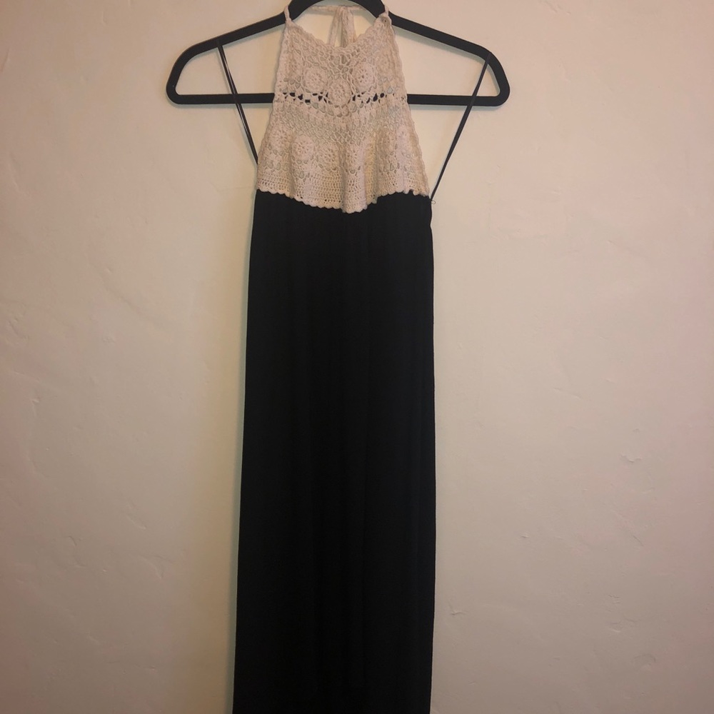 Flying Tomato Bohemian knit halter dress